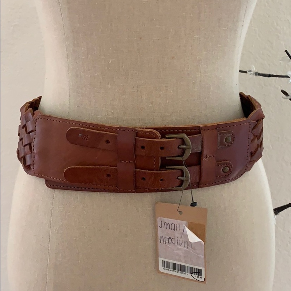🥥 braided leather belt 🥥